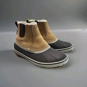Eddie Bauer Women's Boots Size 7 Brown Hunt Pac Slip-On Weatheredge Rain\Snow